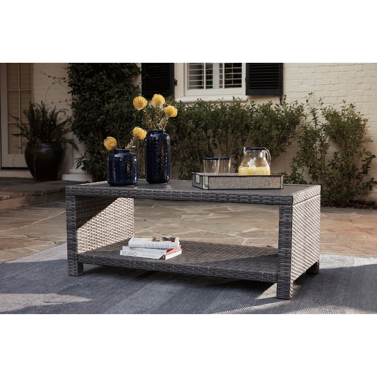 Ashley Furniture Signature Design Salem Beach Rectangular Cocktail Table