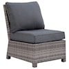 Michael Alan Select Salem Beach Armless Chair with Cushion