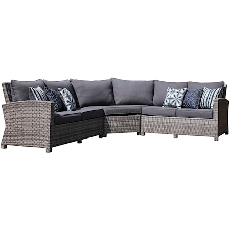 Contemporary Coastal Outdoor Sectional