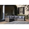 Signature Design by Ashley Salem Beach Outdoor Sectional