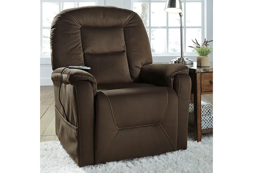 Samir Power Lift Recliner by Signature Design by Ashley at Esprit Decor Home Furnishings