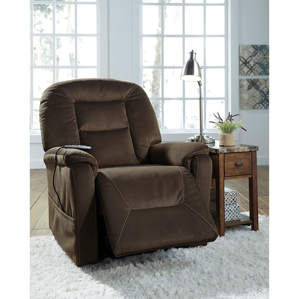 Signature Design Samir Power Lift Recliner