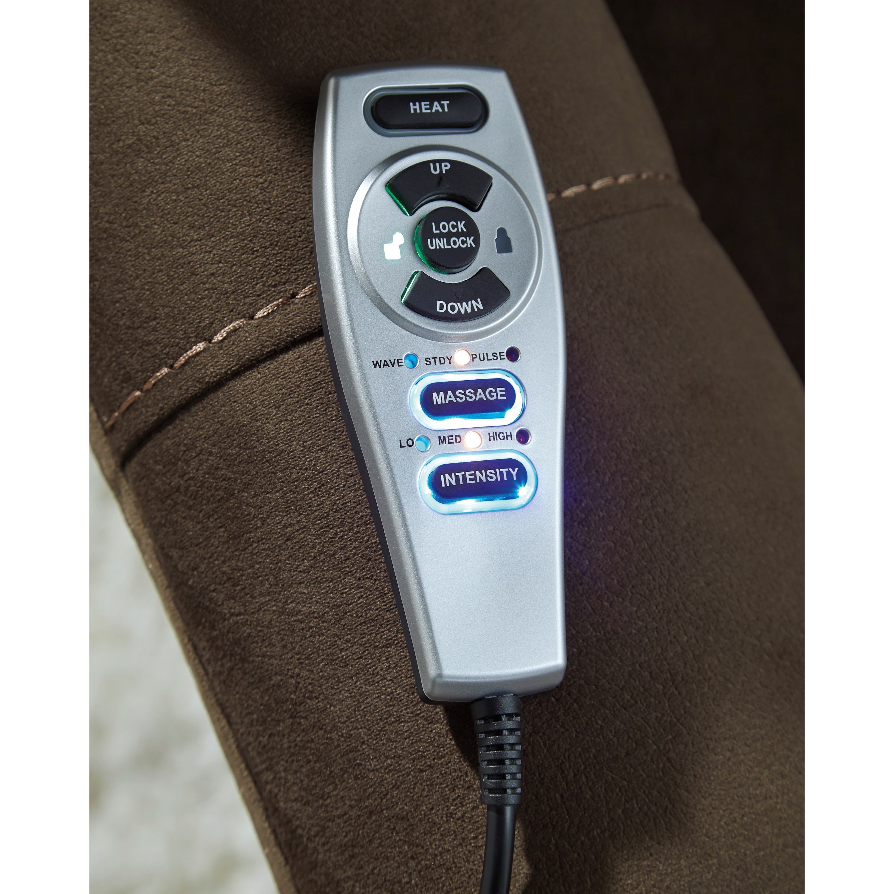 Signature Design by Ashley Samir 2080112 Power Lift Recliner with Massage and Heat Mankato