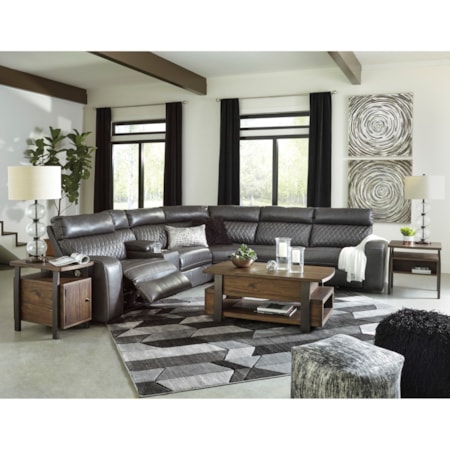 Power Reclining Sectional Sofa