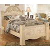 Signature Design by Ashley Saveaha Queen Poster Bed