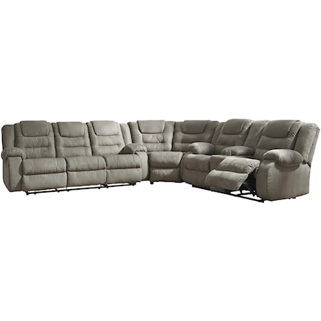 3 Piece Reclining Sectional