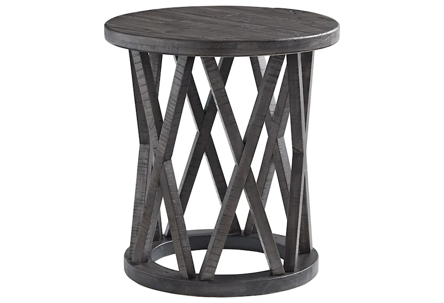 Sharzane Round End Table by Signature Design by Ashley at Value City Furniture