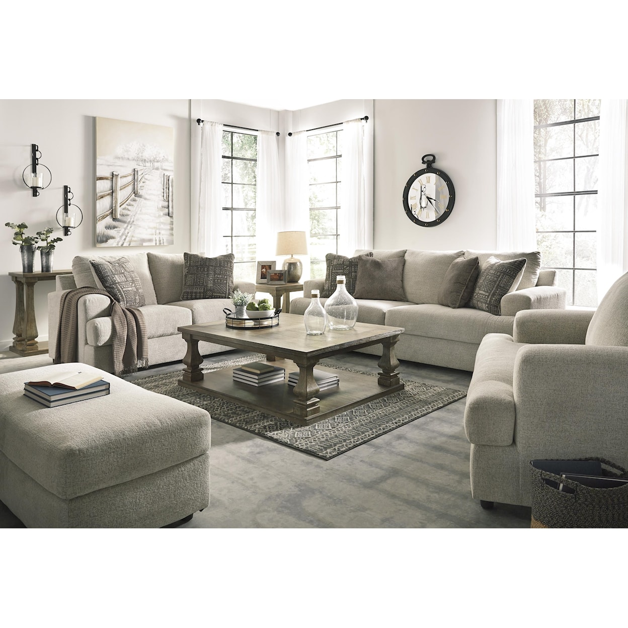 Signature Design by Ashley Soletren Sofa, Loveseat and Chair Set