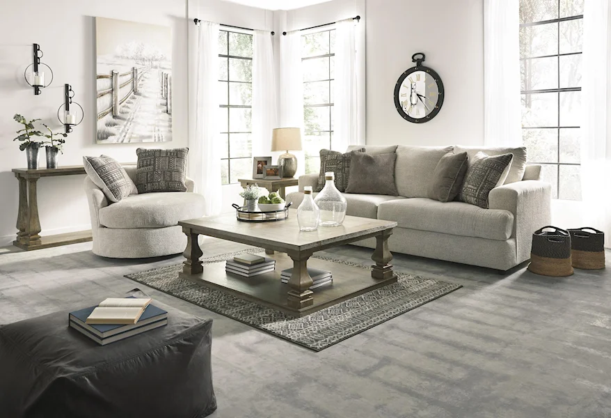 Soletren Sofa, Chair and Swivel Accent Chair Set by Signature Design by Ashley at Sam Levitz Furniture