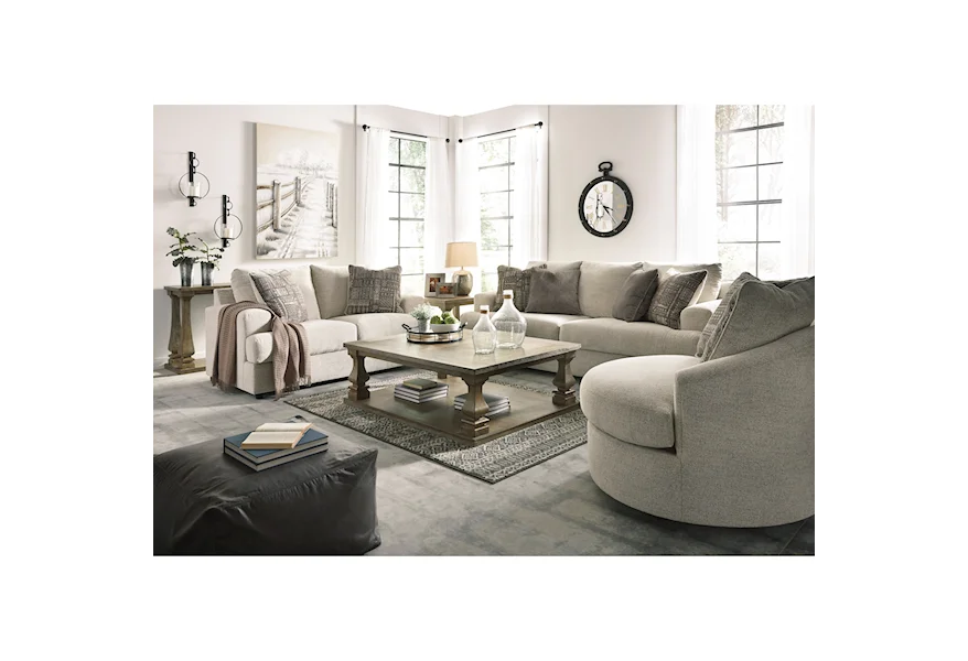Soletren Stationary Living Room Group by Signature Design by Ashley at Sam Levitz Furniture