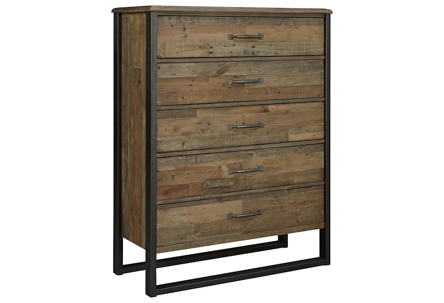 Sommerford Five Drawer Chest by Signature Design by Ashley at Furniture Fair - North Carolina