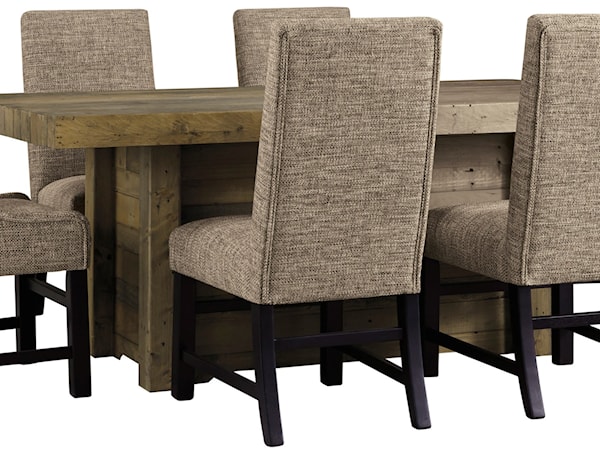 7-Piece Rectangular Dining Room Table Set