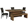 Signature Design by Ashley Sommerford 5-Piece Table Set with Bench