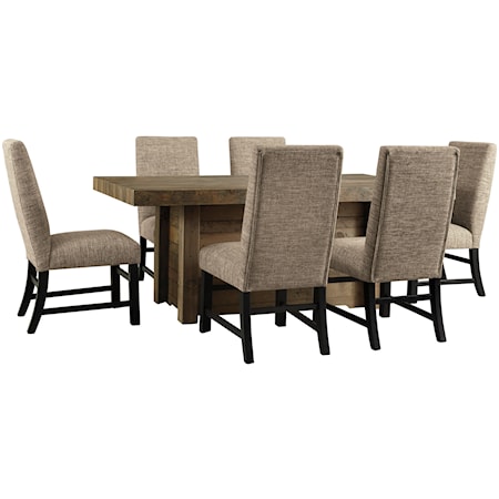 7-Piece Rectangular Dining Room Table Set