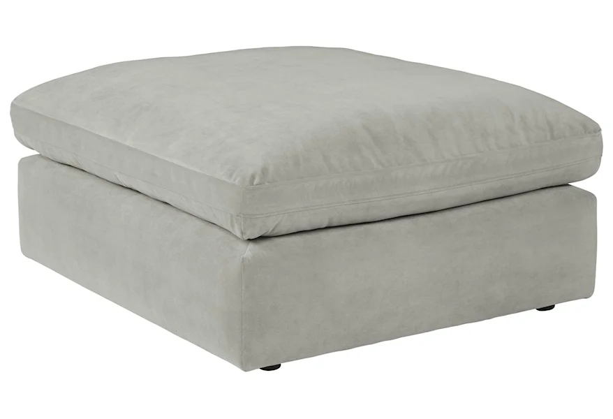 Sadie Oversized Accent Ottoman by Signature Design by Ashley at Johnson's Furniture