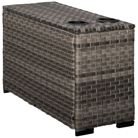 Console with Drink Holders