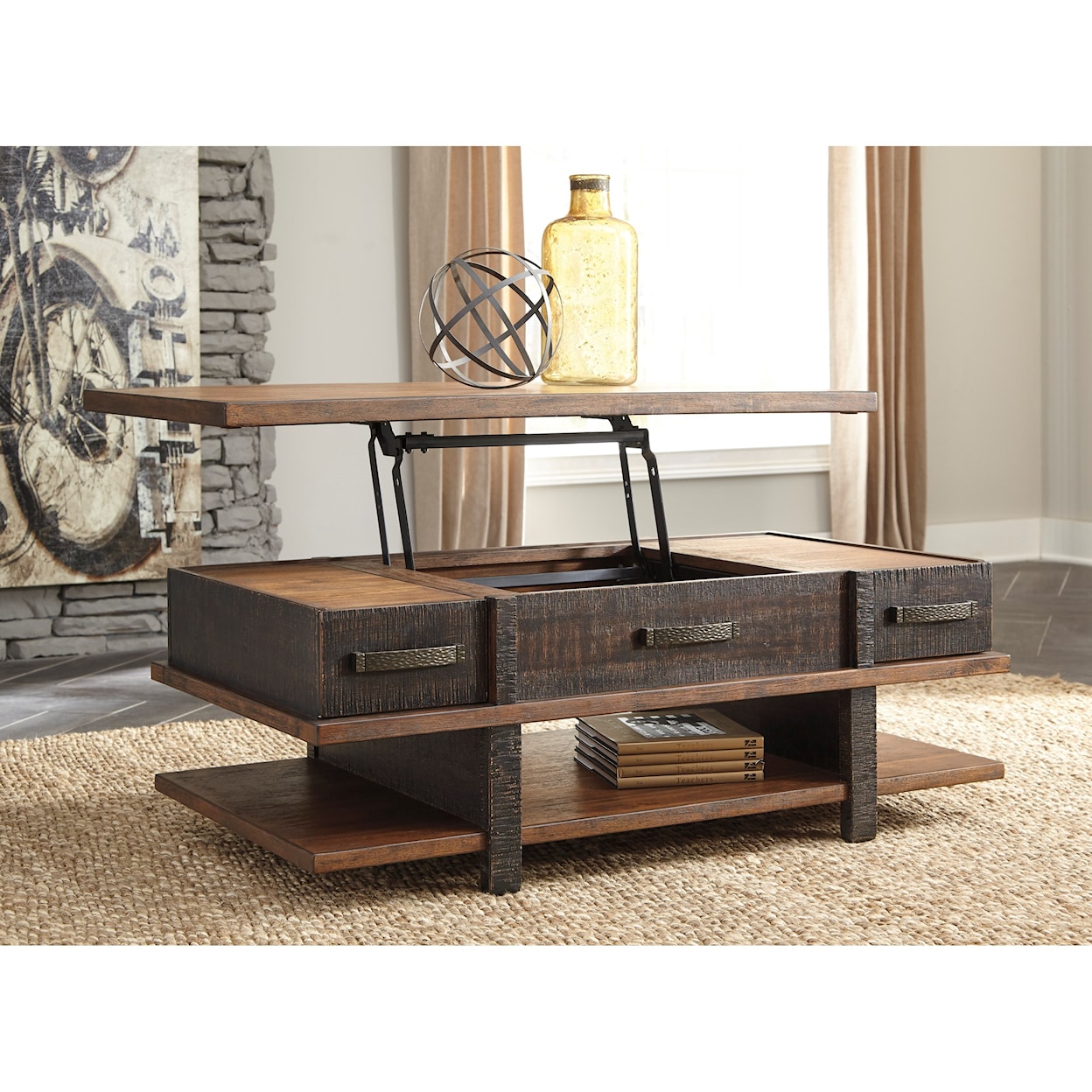 Signature Stanza Lift Top Cocktail Table