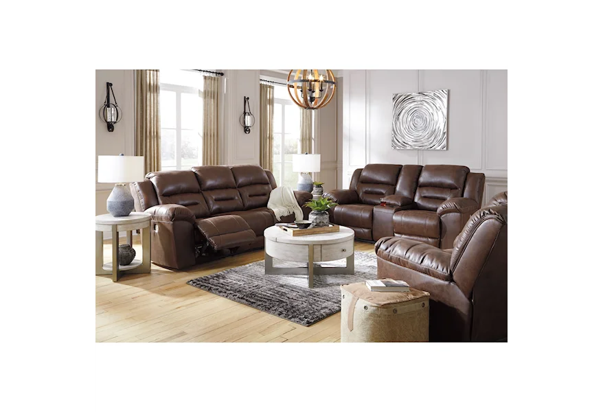 Stoneland Reclining Living Room Group by Signature Design by Ashley at VanDrie Home Furnishings