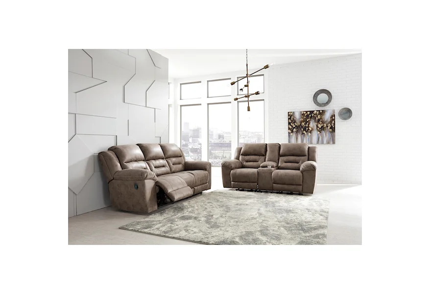 Stoneland Reclining Living Room Group by Signature Design by Ashley at Furniture Fair - North Carolina
