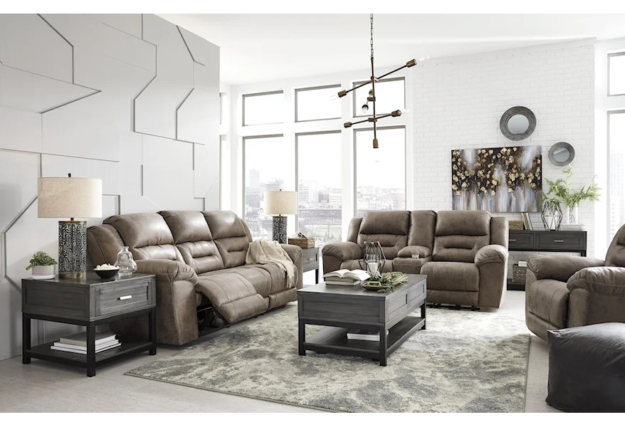 Stoneland Recliner Sofa and Recliner Set by Signature Design by Ashley at Sam Levitz Furniture