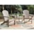 Signature Design by Ashley Sundown Treasure 2 Adirondack Chairs and End Table Set
