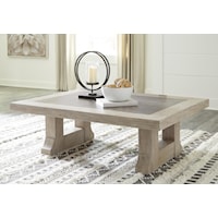 2 Piece Rectangular Coffee Table and Rectangular End Table Set