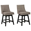 Signature Tolliver Counter height swivel barstool