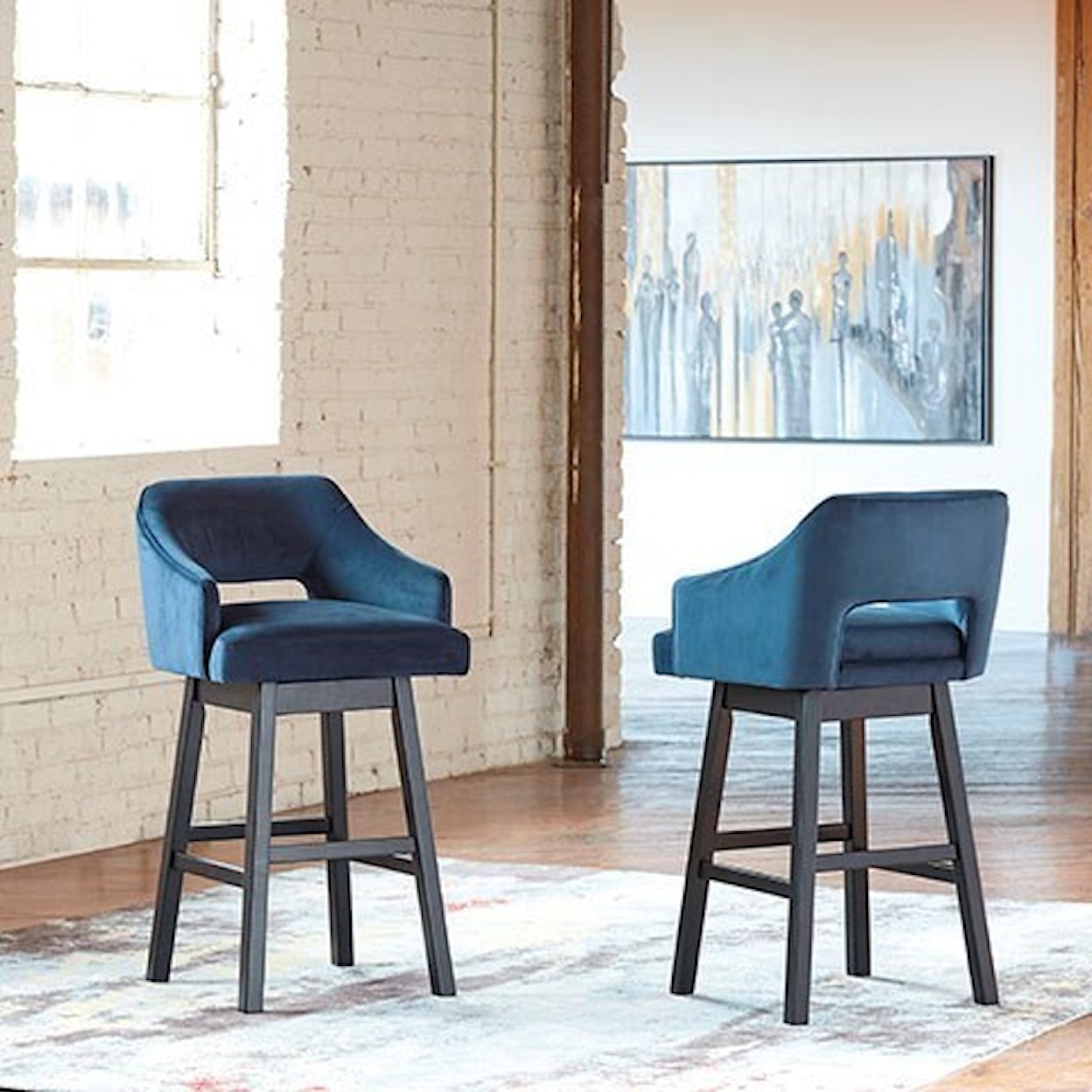 Signature Design by Ashley Tallenger Tall Bar Stool 