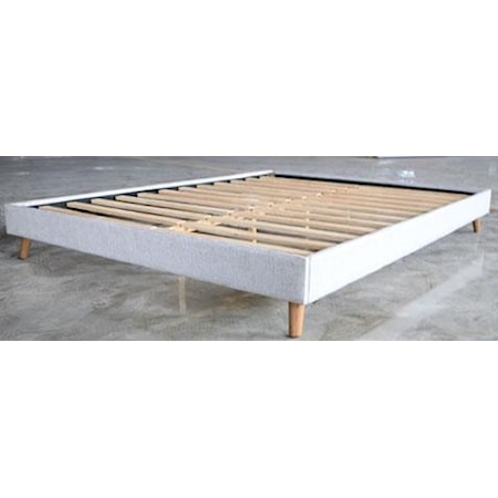 Queen Platform Bed with Slats
