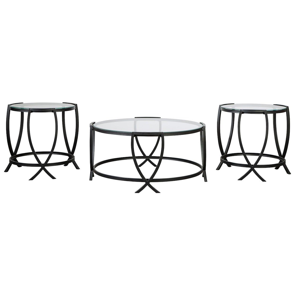Ashley Furniture Signature Design Tarrin Occasional Table Set