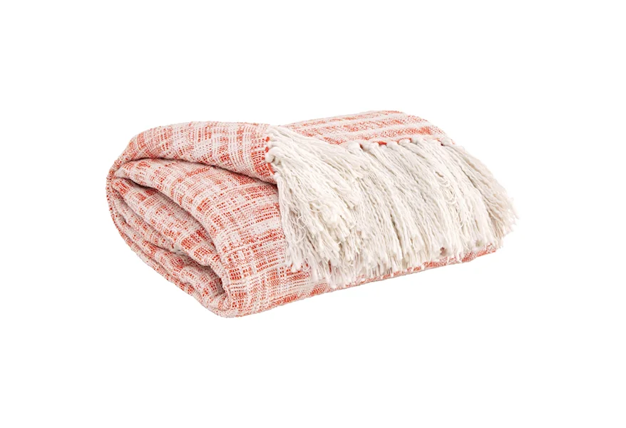 Throws Cassbab - Coral Throw by Signature Design by Ashley Furniture at Sam's Appliance & Furniture