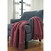 Signature Design by Ashley Furniture Throws Santino - Berry Throw