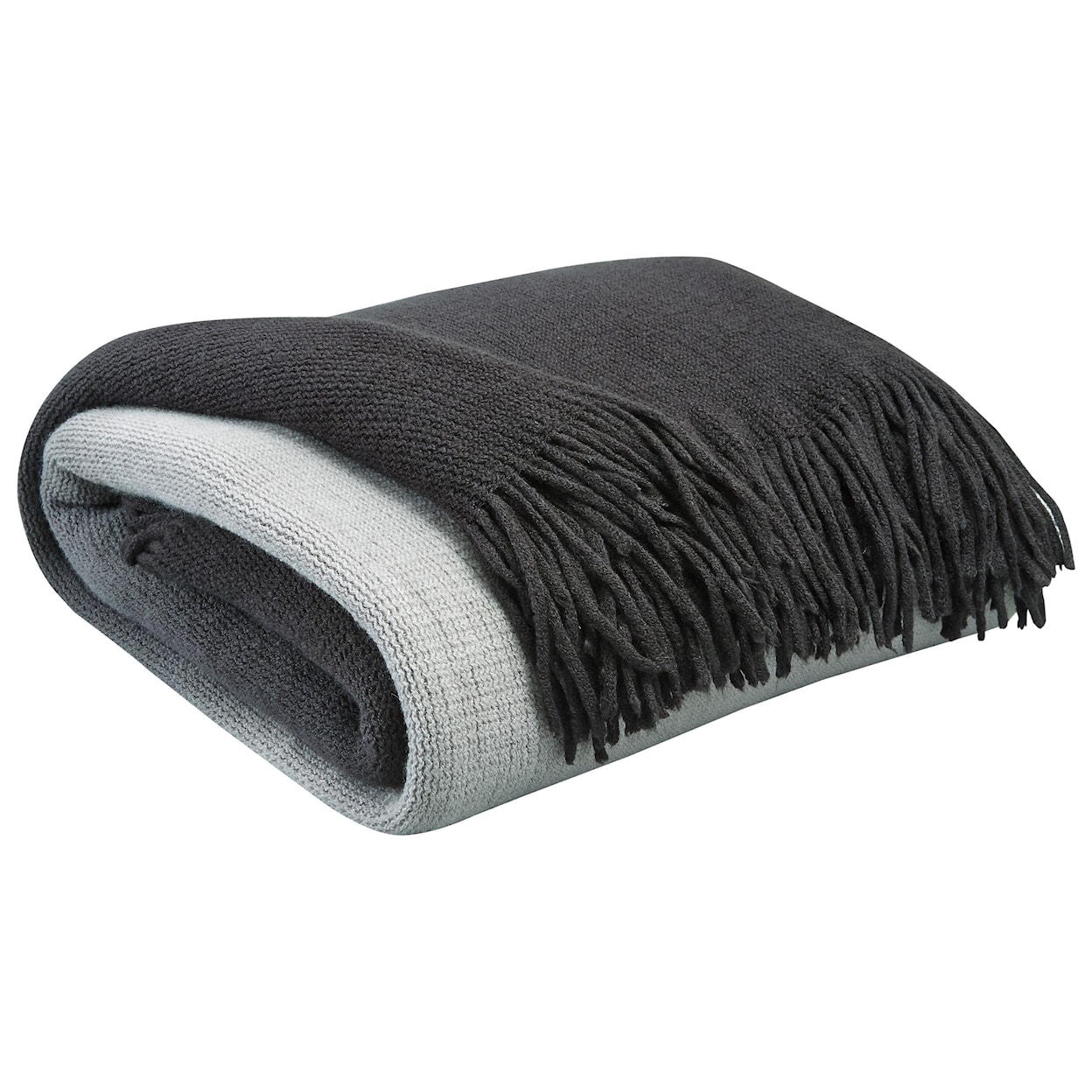 Ashley Furniture Signature Design Throws Danyl - Black/Gray Throw