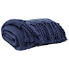 Ashley Furniture Signature Design Throws Clarence - Navy Throw