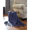 Ashley Furniture Signature Design Throws Clarence - Navy Throw