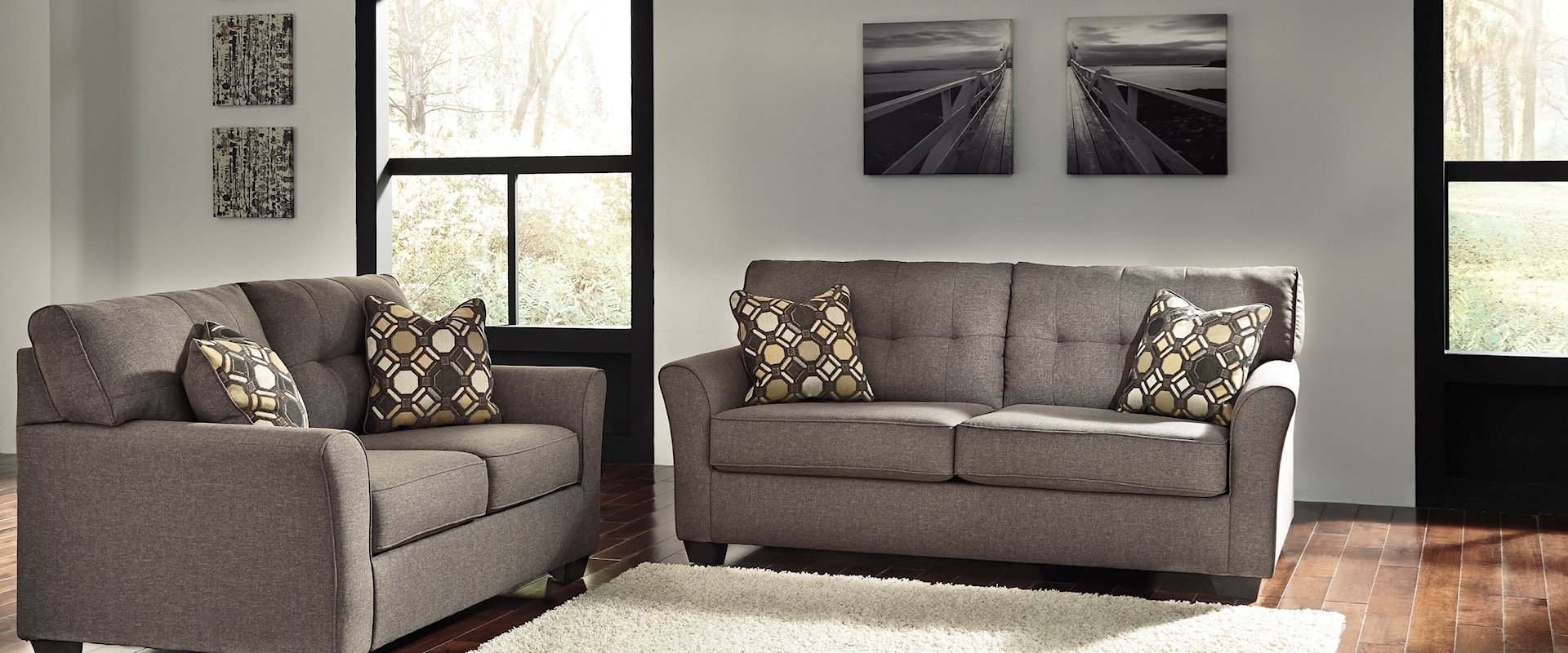 Sofa and Loveseat