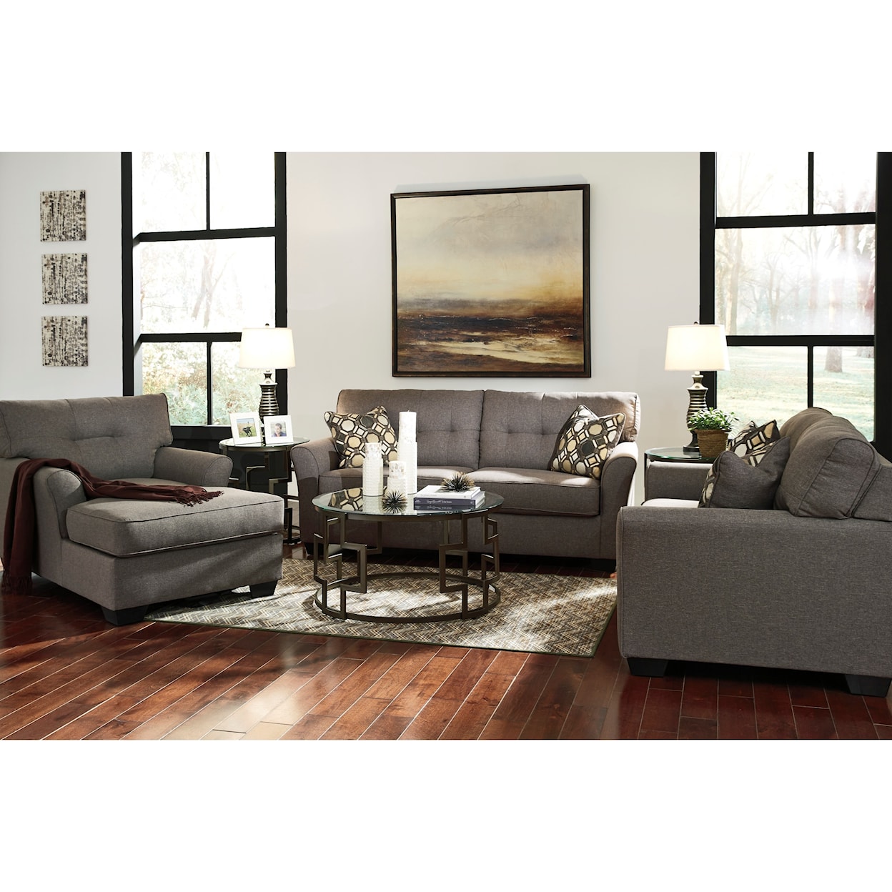 Ashley Furniture Signature Design Tibbee Stationary Living Room Group