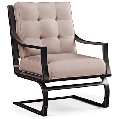 Set of 4 Spring Lounge Chairs