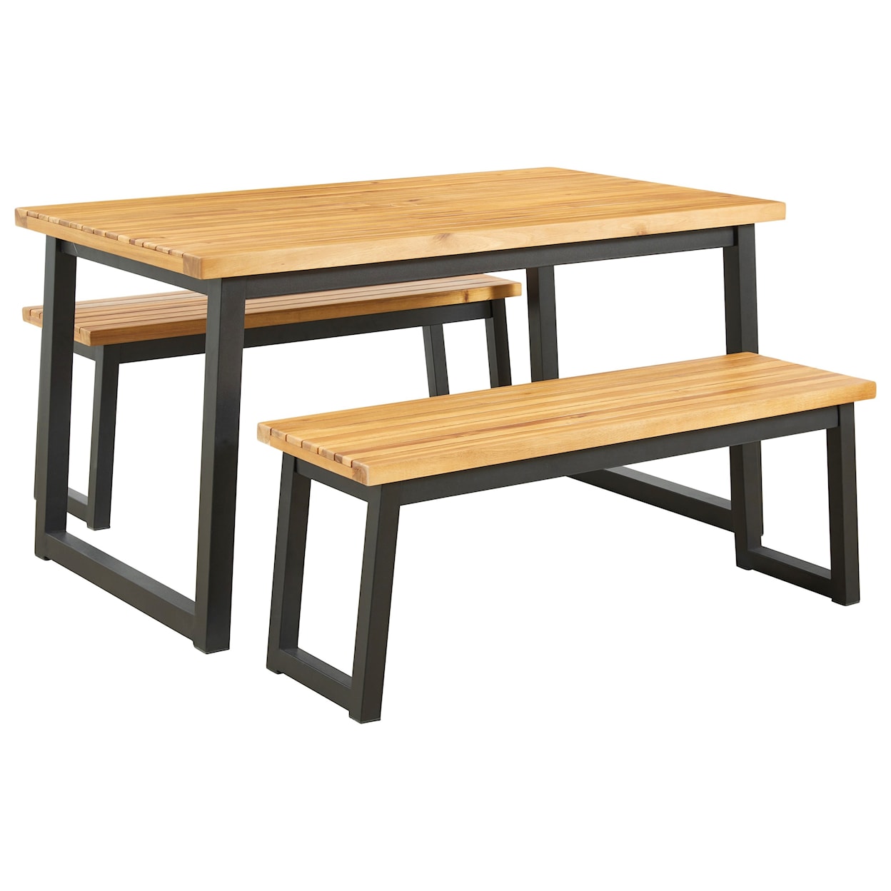 Signature Design Town Wood Dining Table Set