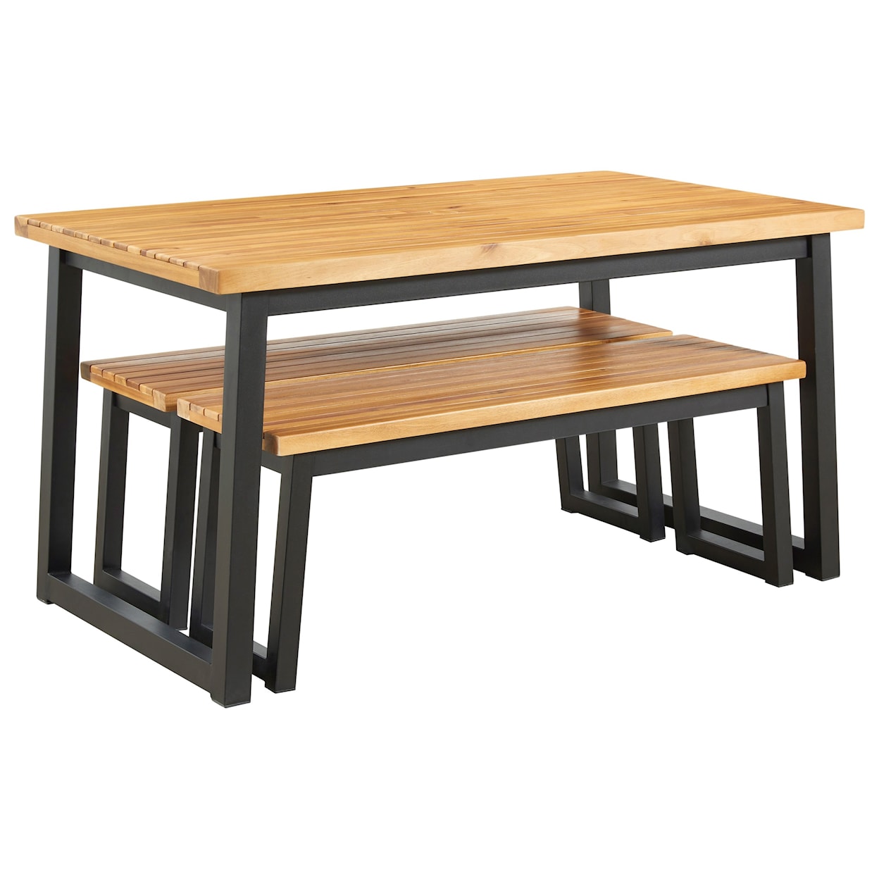 Ashley Furniture Signature Design Town Wood Dining Table Set