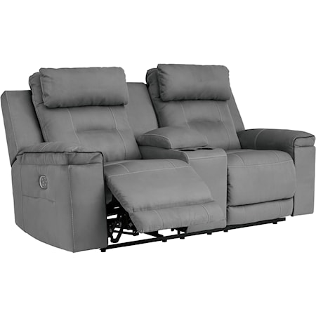 Power Reclining Loveseat with Console