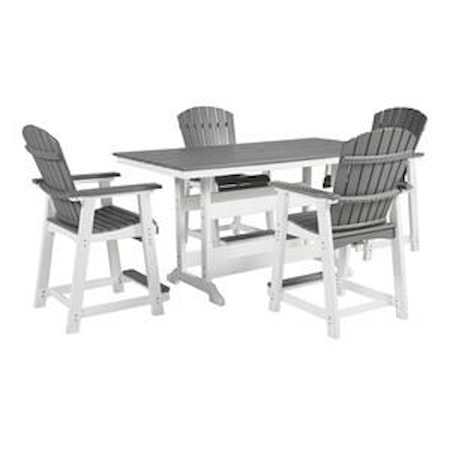 5-Piece Counter Table Set