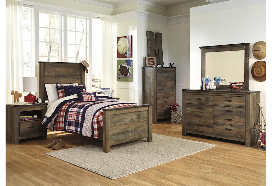 Trinell 5pc Twin Bedroom Group by Signature Design by Ashley at Value City Furniture