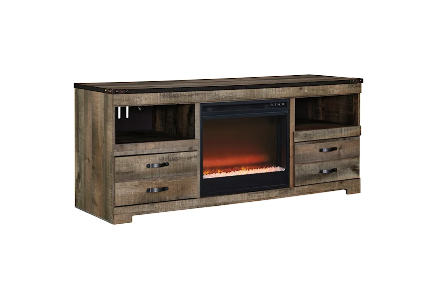 Trinell Large TV Stand with Fireplace Insert by Signature Design by Ashley at Value City Furniture