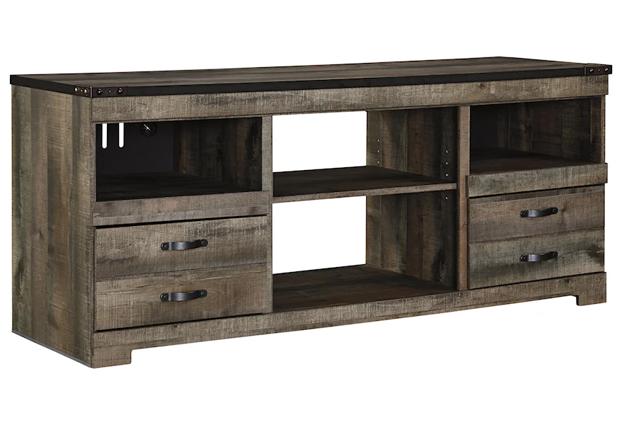 Trinell Large TV Stand by Signature Design by Ashley at VanDrie Home Furnishings