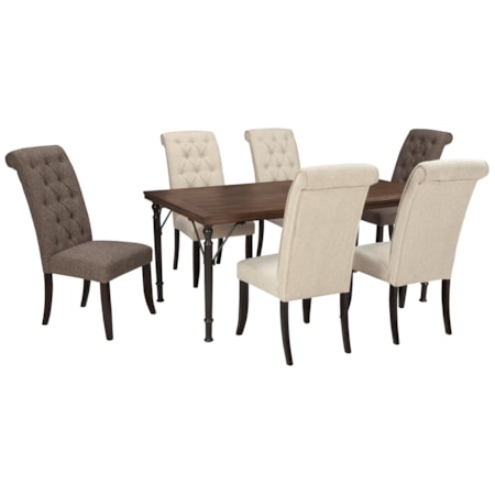7-Piece Rectangular Dining Room Table Set