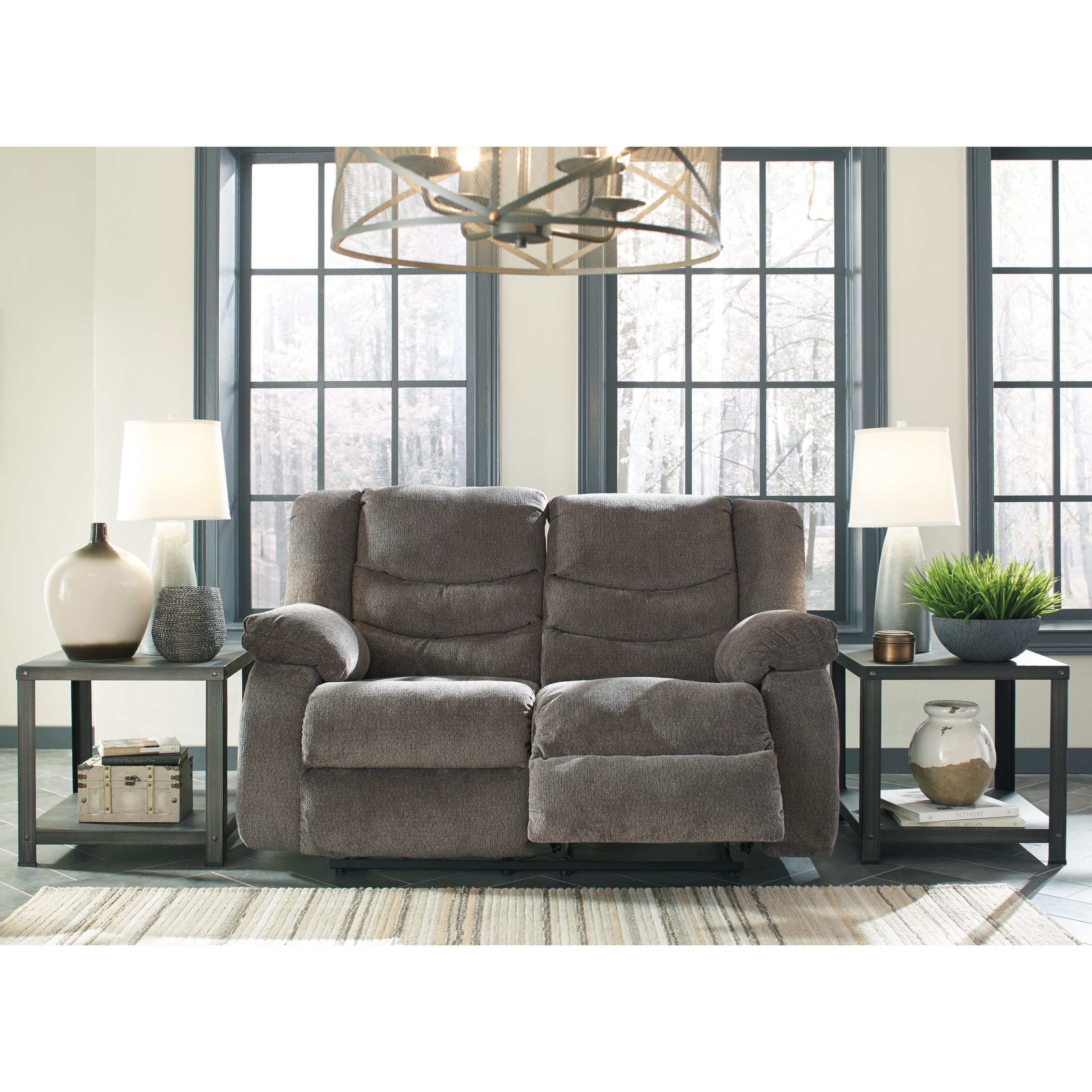 Signature Design by Ashley Tulen Contemporary Reclining Loveseat