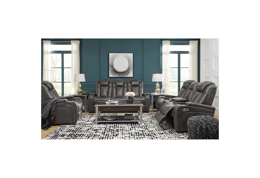Turbulance Reclining Living Room Group by Signature Design by Ashley at Royal Furniture