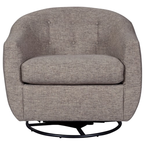 Contemporary Swivel Glider Accent Chair