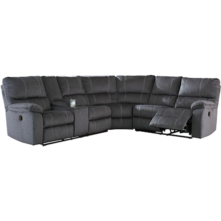 Casual Reclining Sectional
